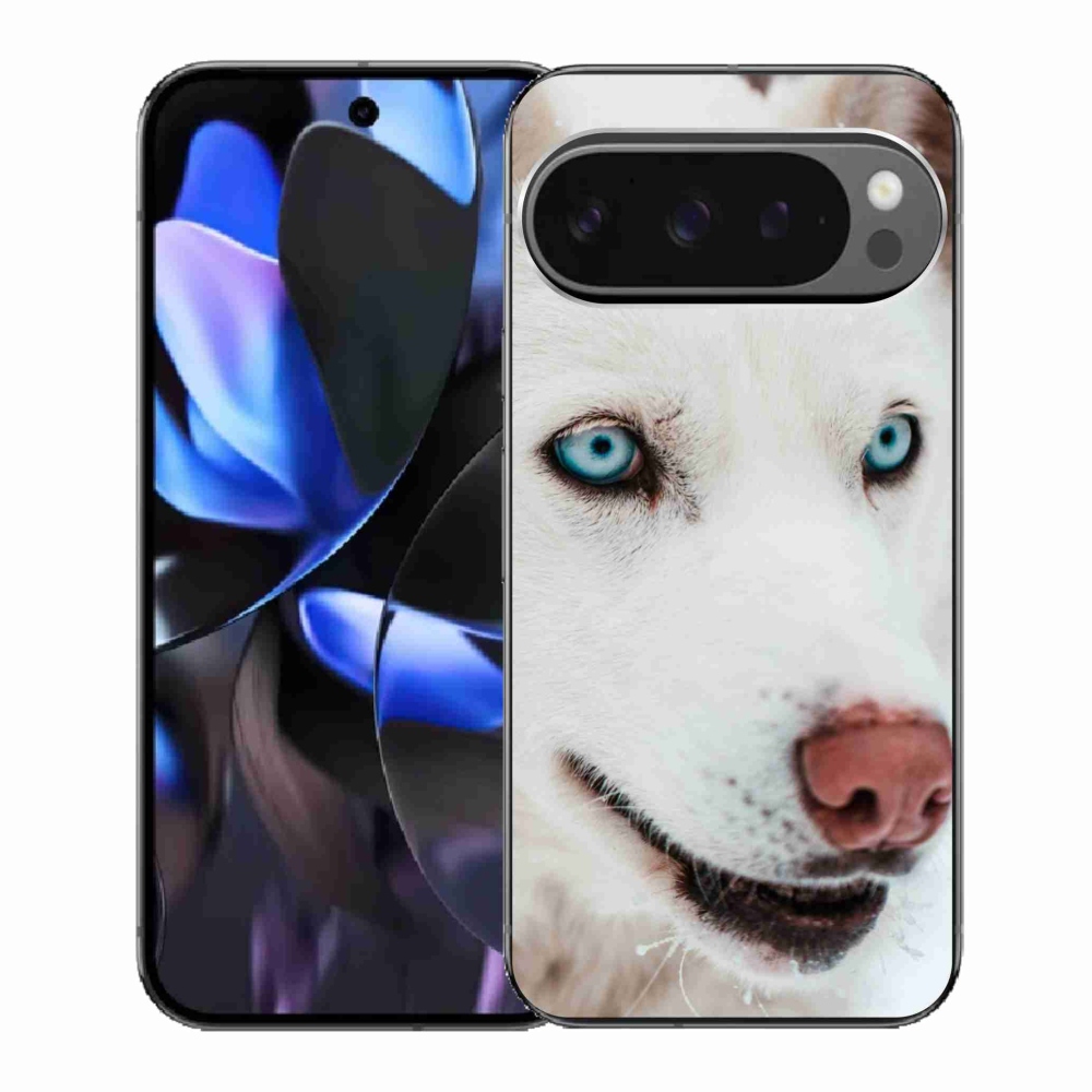 Zselés borítás mmCase a Google Pixel 9 Pro számára - kutyaszemmel nézet