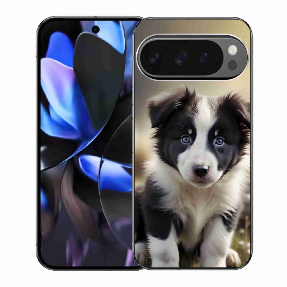 Gél borítás mmCase a Google Pixel 9 Pro-hoz - aranyos border collie