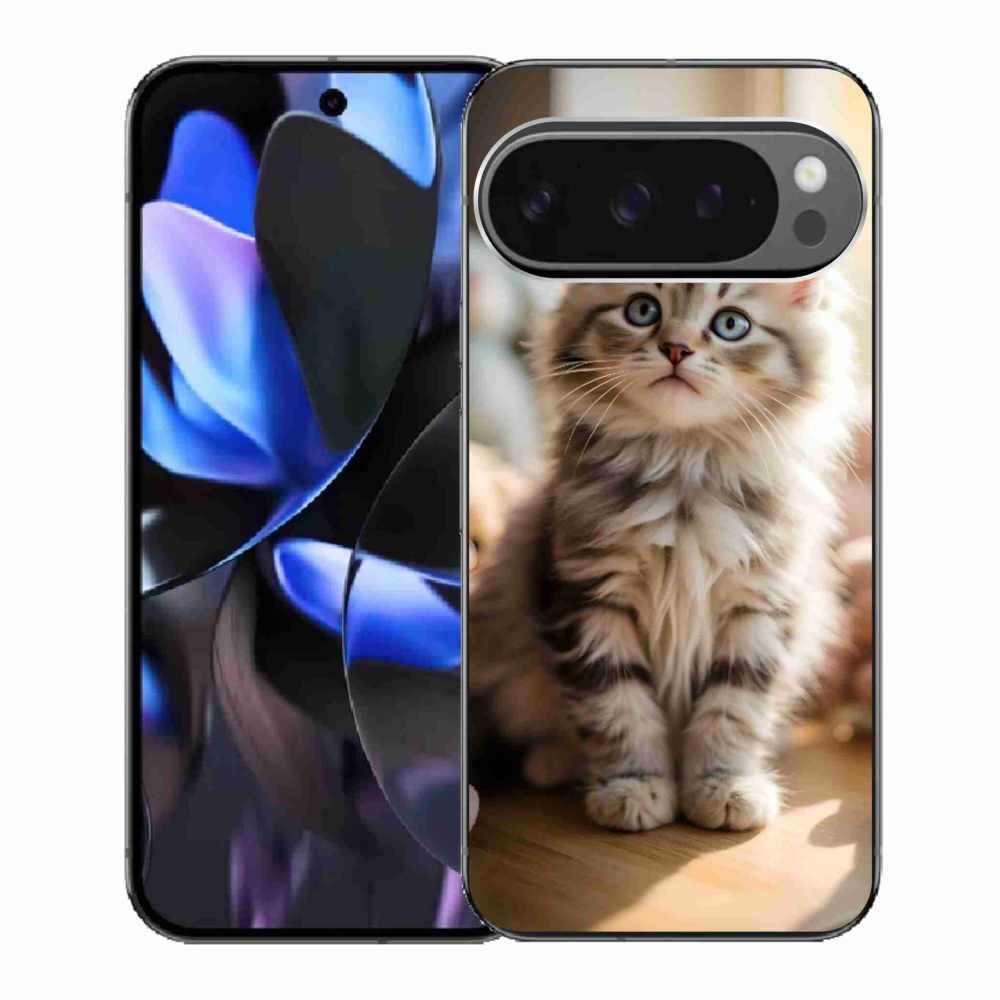 Gél borítás mmCase a Google Pixel 9 Pro számára - aranyos cica 10