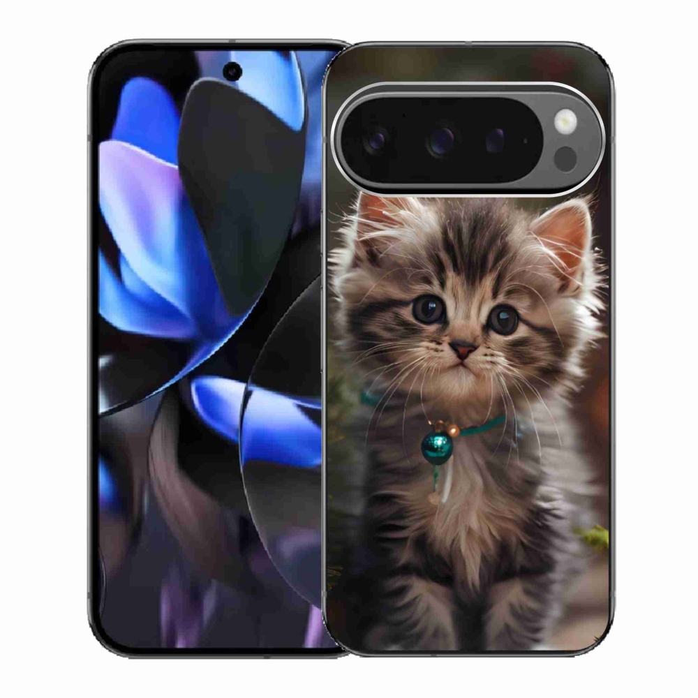 Gél borítás mmCase a Google Pixel 9 Pro számára - aranyos cica 11
