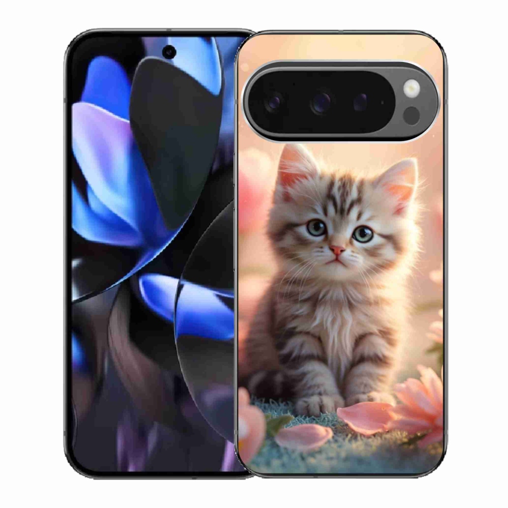 Gél borítás mmCase a Google Pixel 9 Pro számára - aranyos cica 8