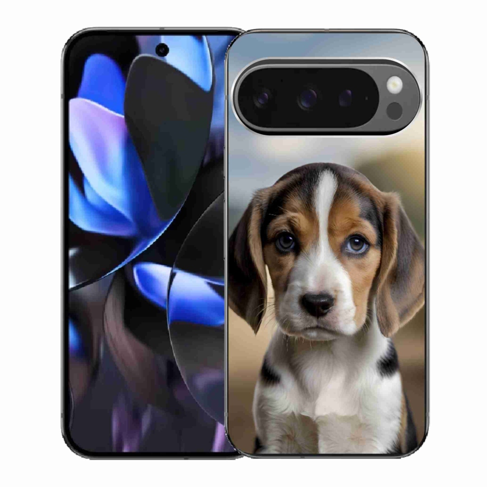 Gél borítás mmCase a Google Pixel 9 Pro számára - aranyos beagle