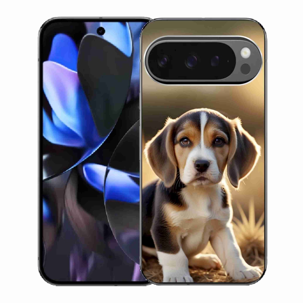 Gél borítás mmCase a Google Pixel 9 Pro számára - aranyos beagle