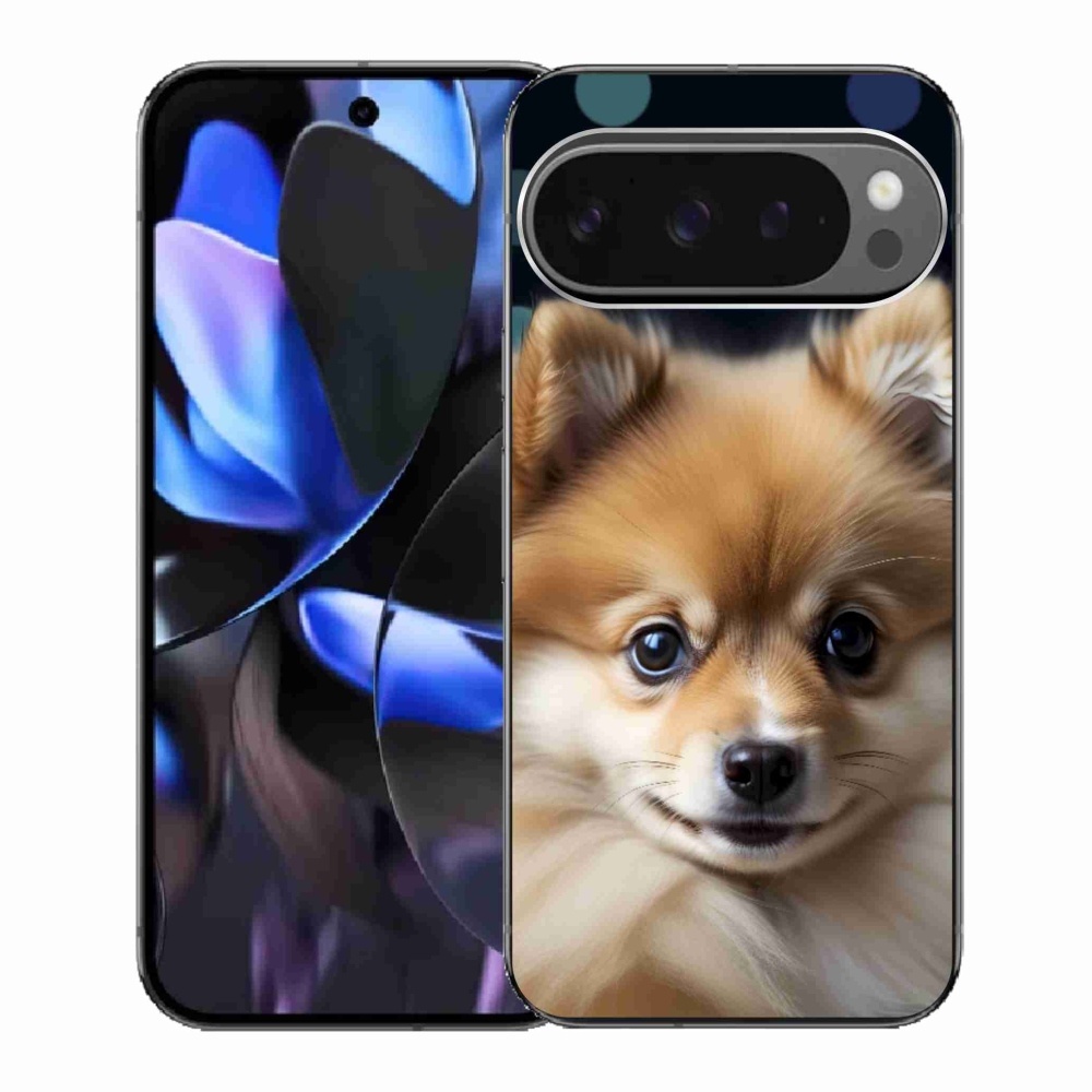 Gél borítás mmCase a Google Pixel 9 Pro számára - aranyos pomerániai kutya