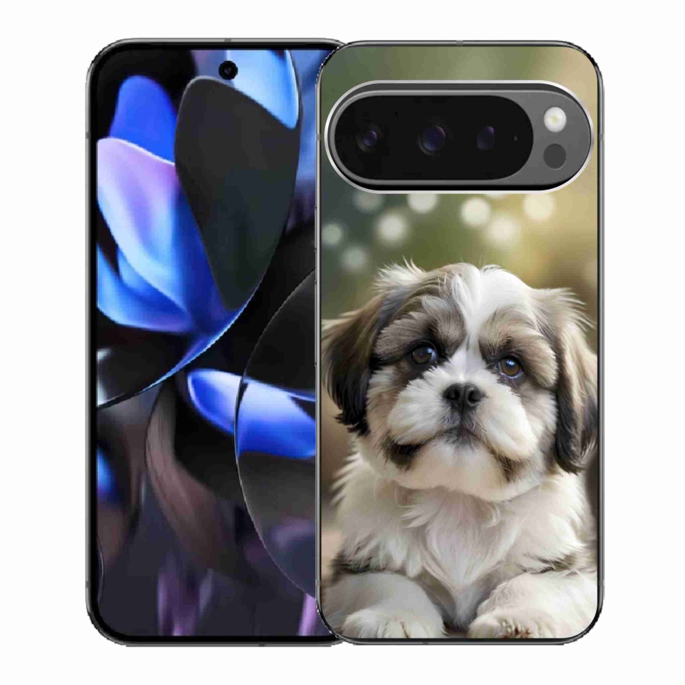 Gél borítás mmCase a Google Pixel 9 Pro számára - aranyos shih-tzu