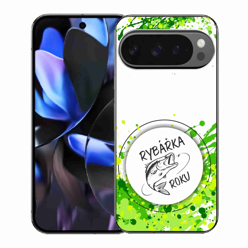 Gél borítás mmCase a Google Pixel 9 Pro számára - Az év halászának fehér háttere