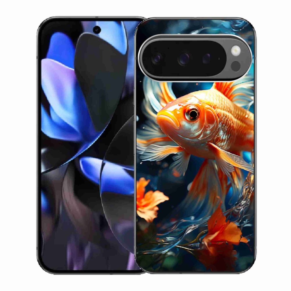 Zselés borítás mmCase a Google Pixel 9 Pro számára - hal