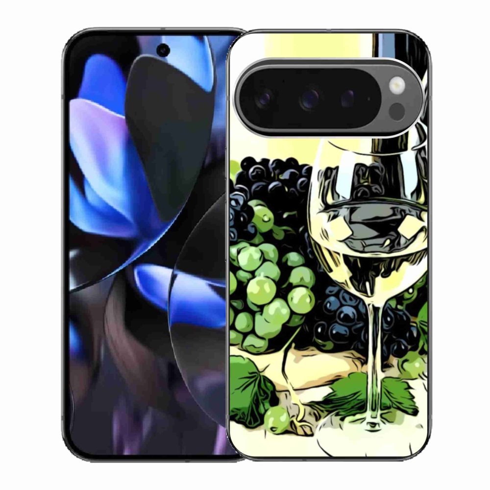 Gél borítás mmCase a Google Pixel 9 Pro számára - borospohár