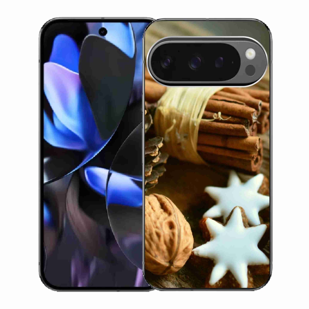 Gél borítás mmCase a Google Pixel 9 Pro számára - fahéj és mézeskalács