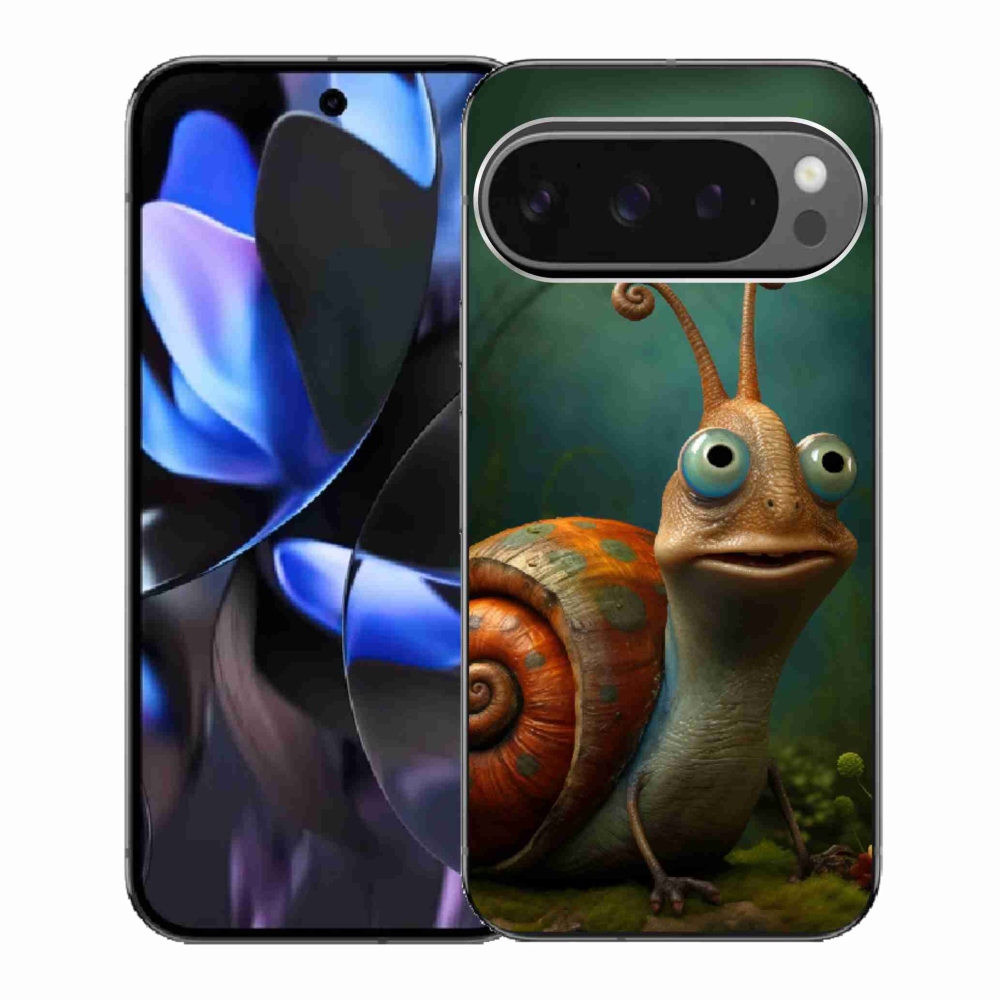 Gél borítás mmCase a Google Pixel 9 Pro számára - csiga