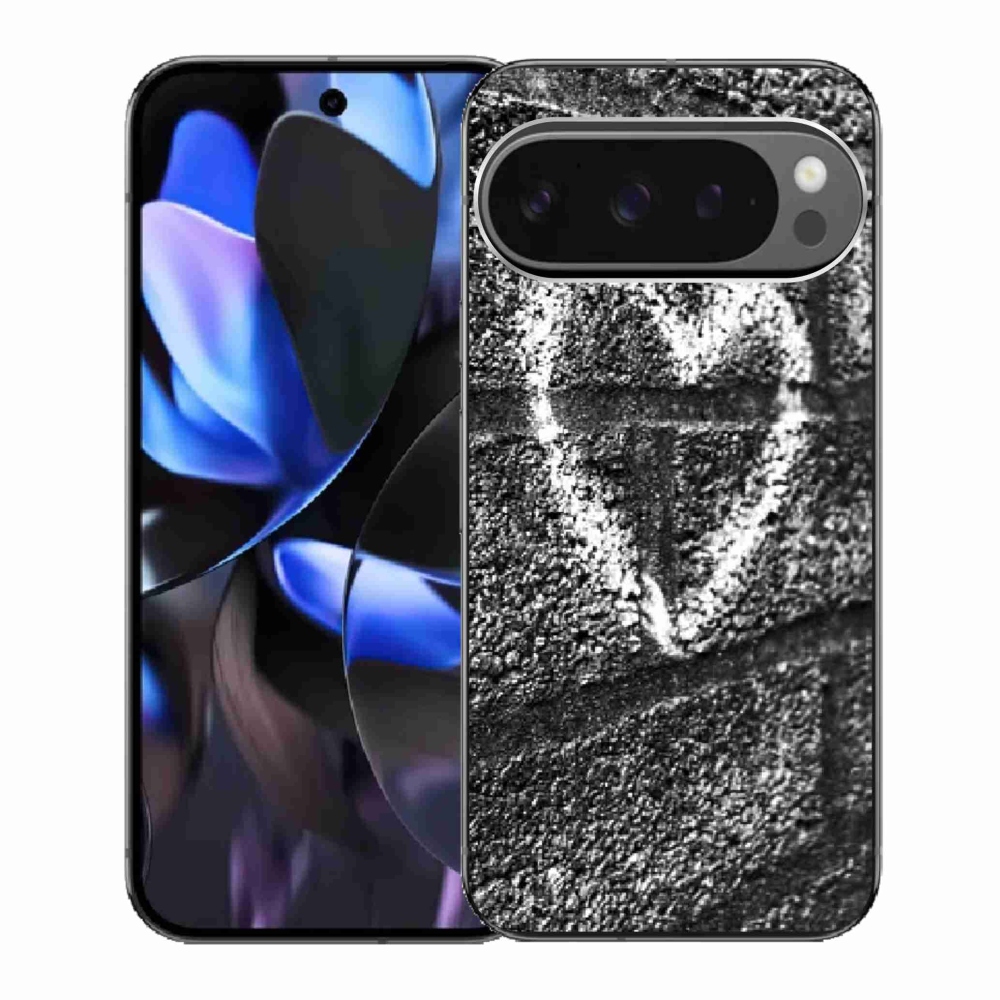 Gél borítás mmCase a Google Pixel 9 Pro számára - szív a falon