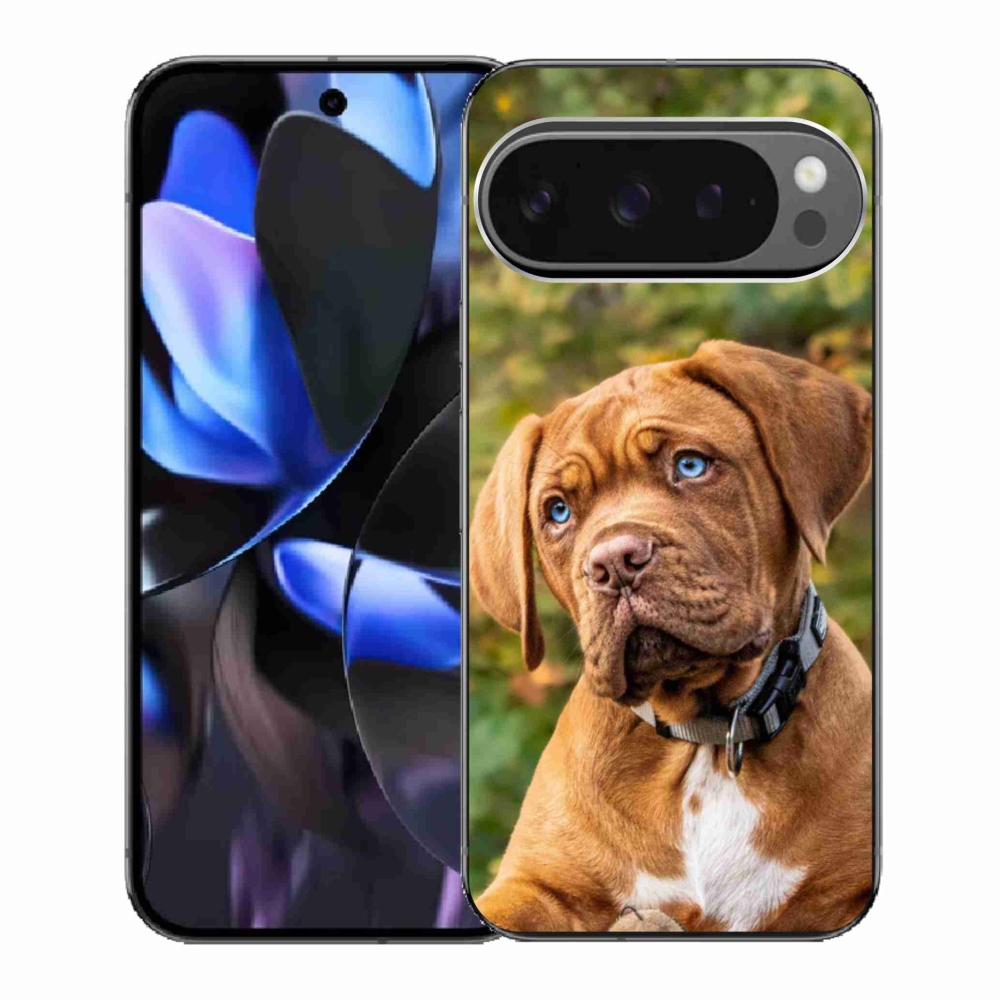 Zselés borítás mmCase a Google Pixel 9 Pro számára - kölyökkutyakék