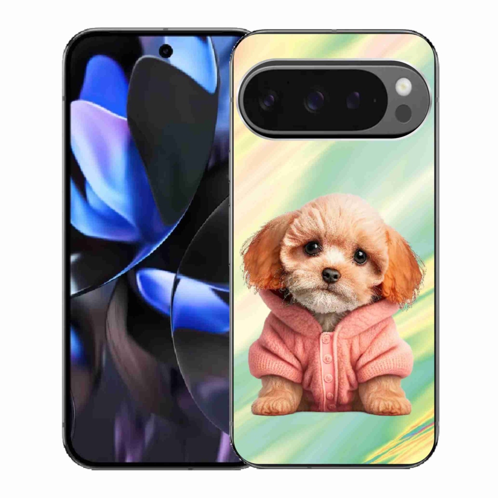 Gél borítás mmCase a Google Pixel 9 Pro készülékhez - pulóveres kiskutya