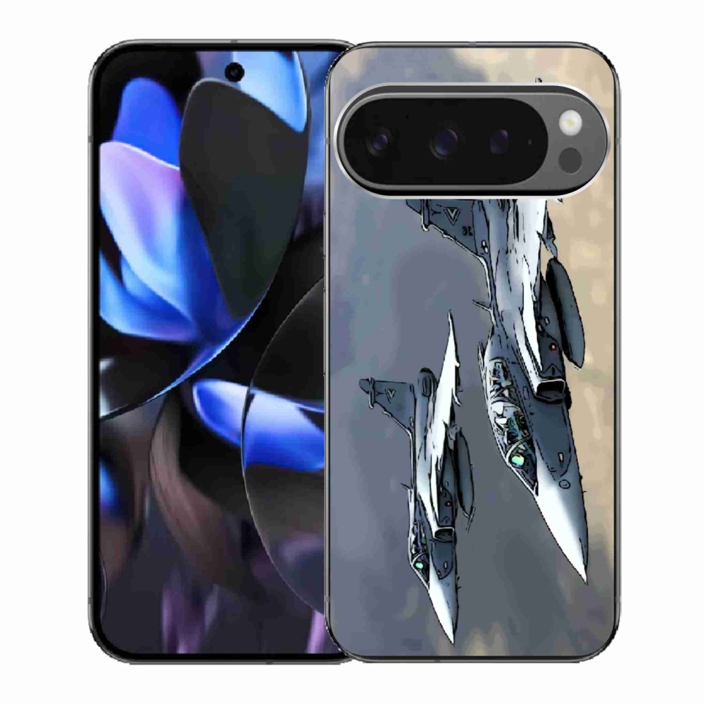 Gél borítás mmCase a Google Pixel 9 Pro számára - vadászgépek