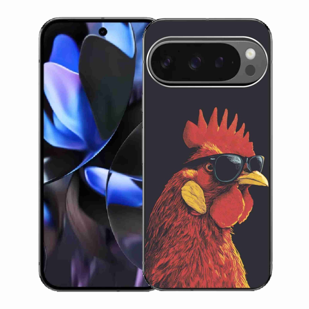 Gél borítás mmCase a Google Pixel 9 Pro számára - stílusos kakas