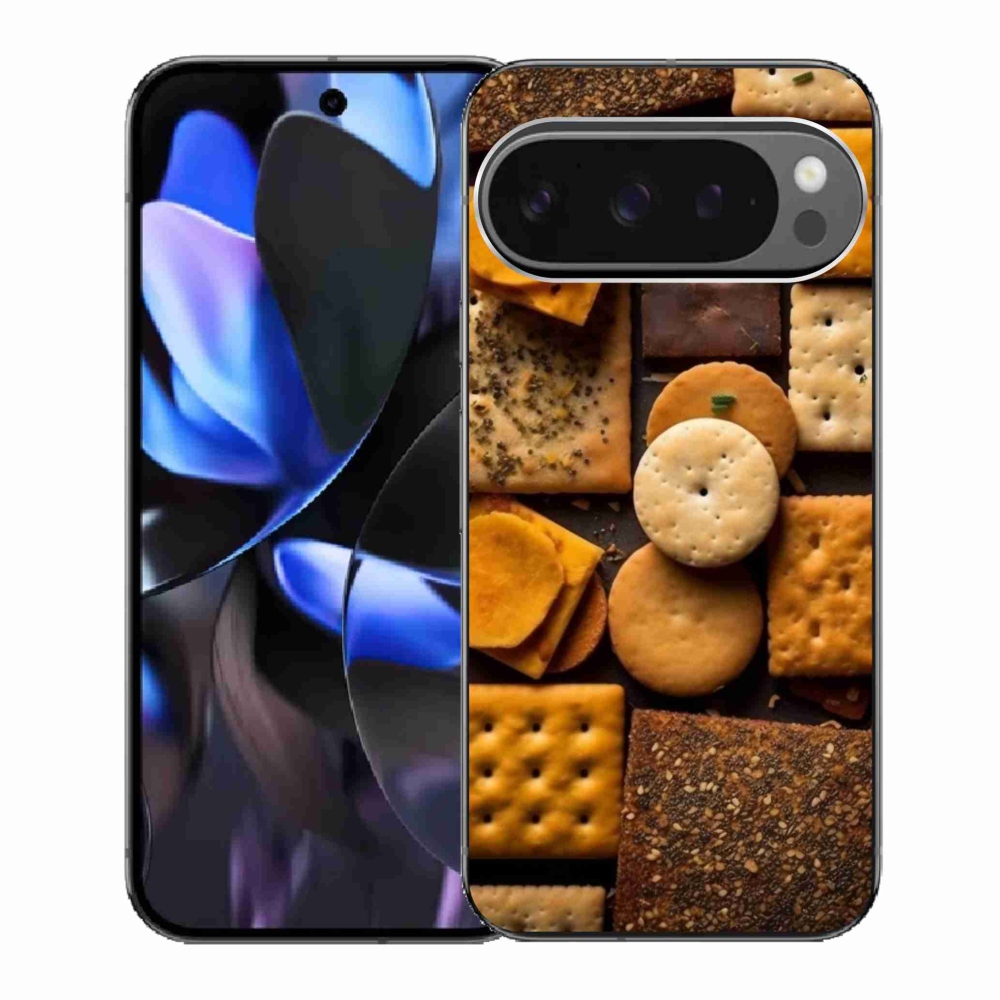 Gél borítás mmCase a Google Pixel 9 Pro számára - kekszek