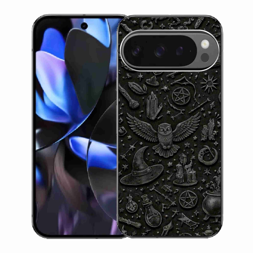 Gél borítás mmCase a Google Pixel 9 Pro számára - Sötét varázslatos világ