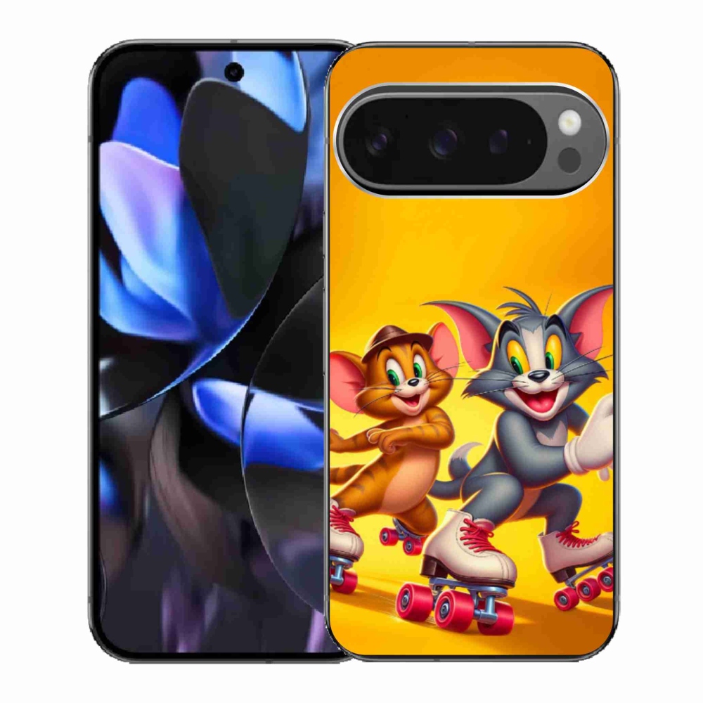 Gél borítás mmCase a Google Pixel 9 Pro számára - tom a jerry