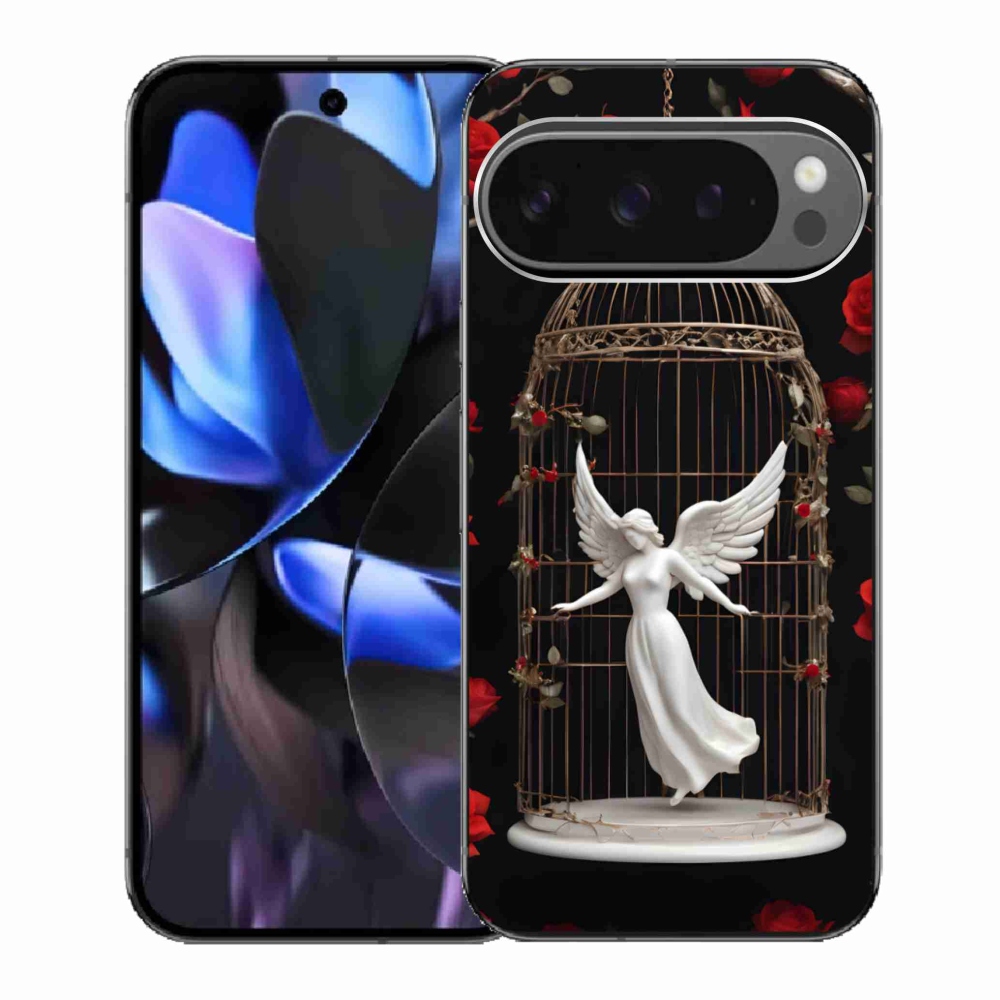 Gél borítás mmCase a Google Pixel 9 Pro számára - csapdába esett angyal