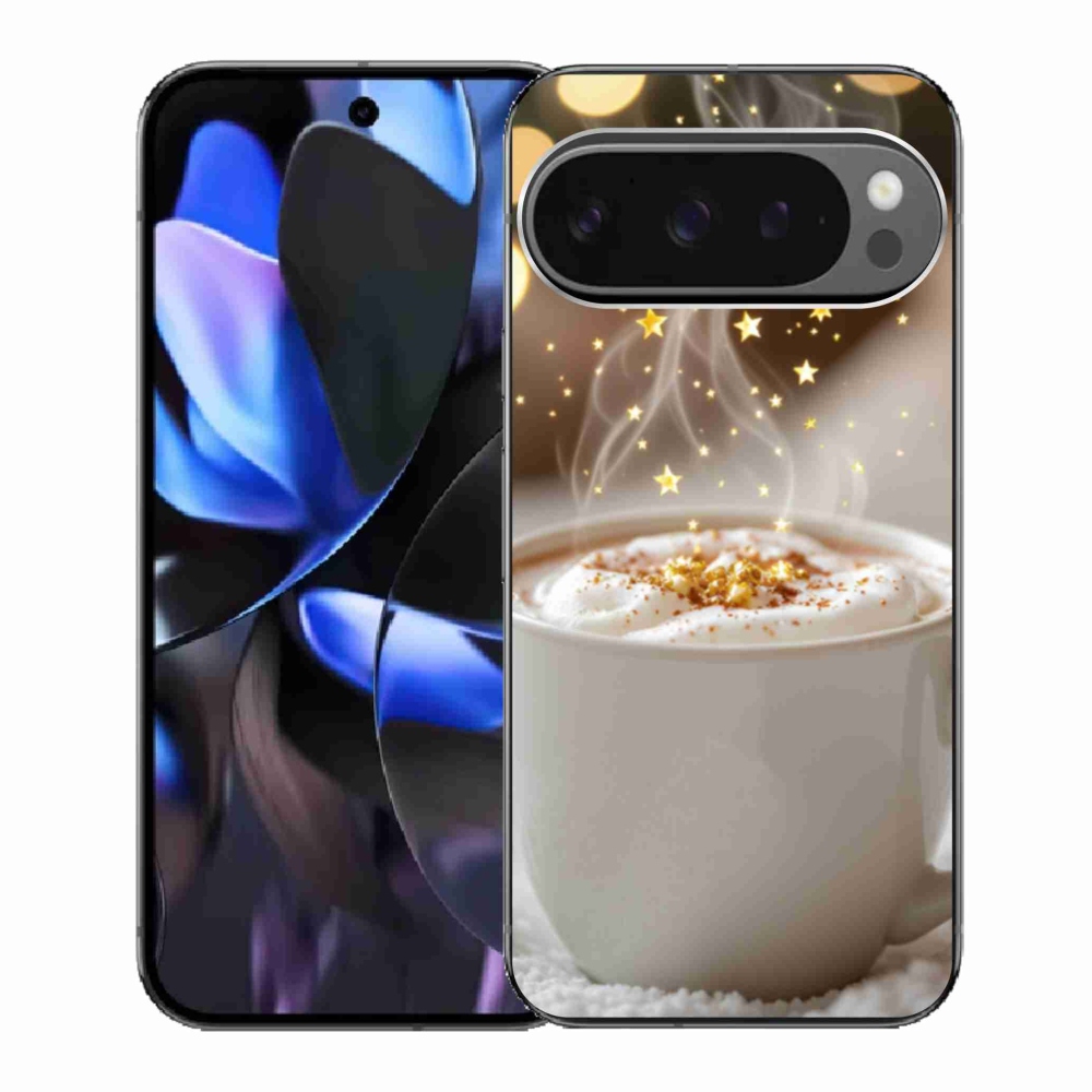 Gél borítás mmCase a Google Pixel 9 Pro számára - Karácsonyi forró ital