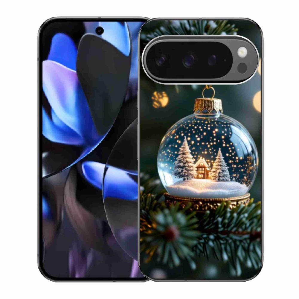 Gél borítás mmCase a Google Pixel 9 Pro számára - Karácsonyi gömbök 2