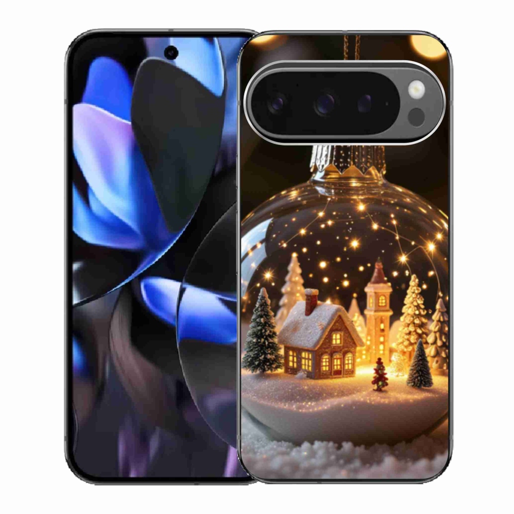 Gél borítás mmCase a Google Pixel 9 Pro számára - Karácsonyi gömbök 3
