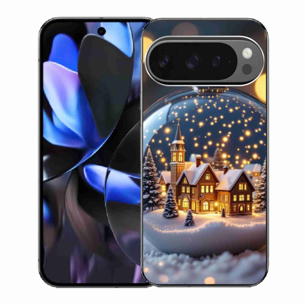 Gél borítás mmCase a Google Pixel 9 Pro számára - Karácsonyi golyók 4