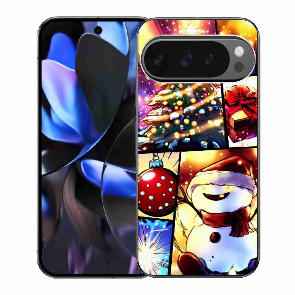 Gél borítás mmCase a Google Pixel 9 Pro számára - karácsonyi motívumok 1
