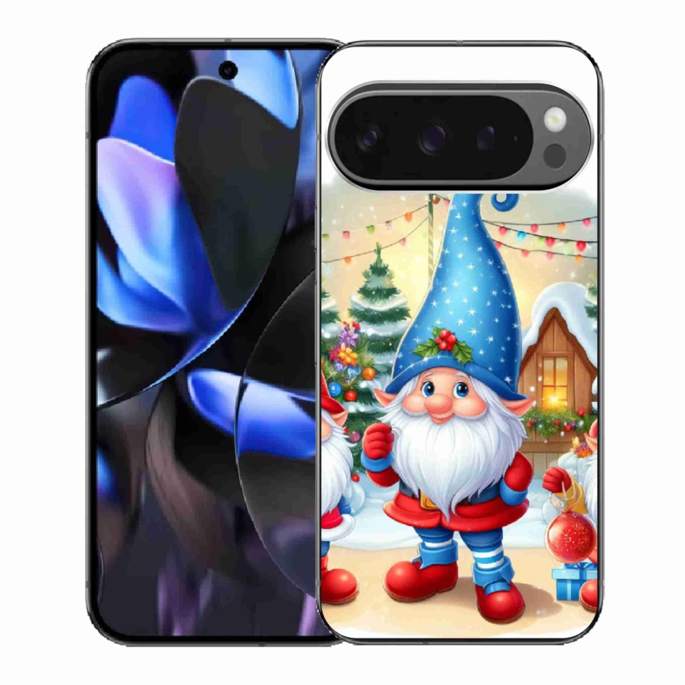 Gél borítás mmCase a Google Pixel 9 Pro számára - Karácsonyi manók