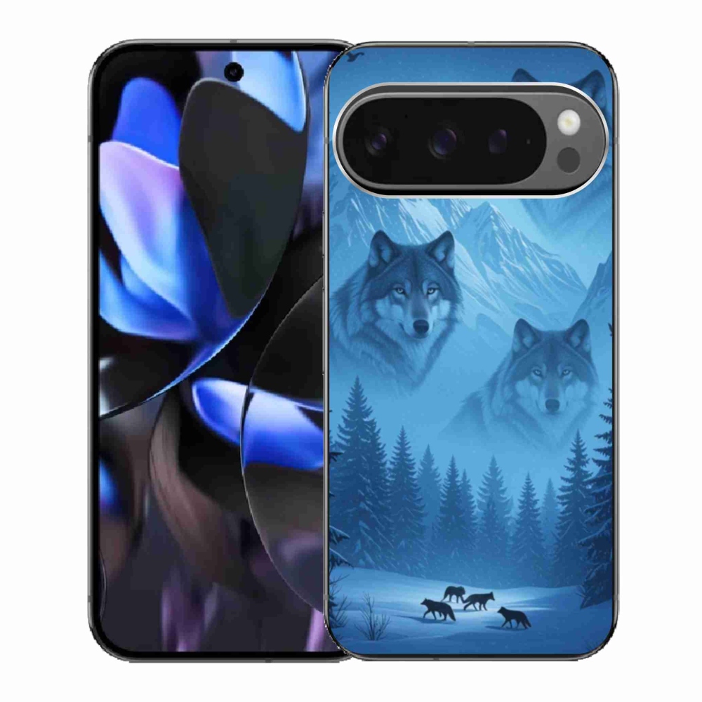 Gél védőburkolat mmCase a Google Pixel 9 Pro számára - farkas csomag