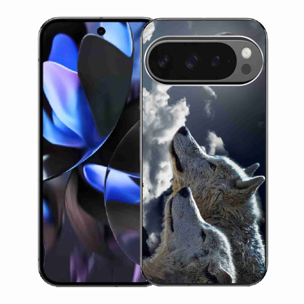 Gél borítás mmCase a Google Pixel 9 Pro számára - farkasok