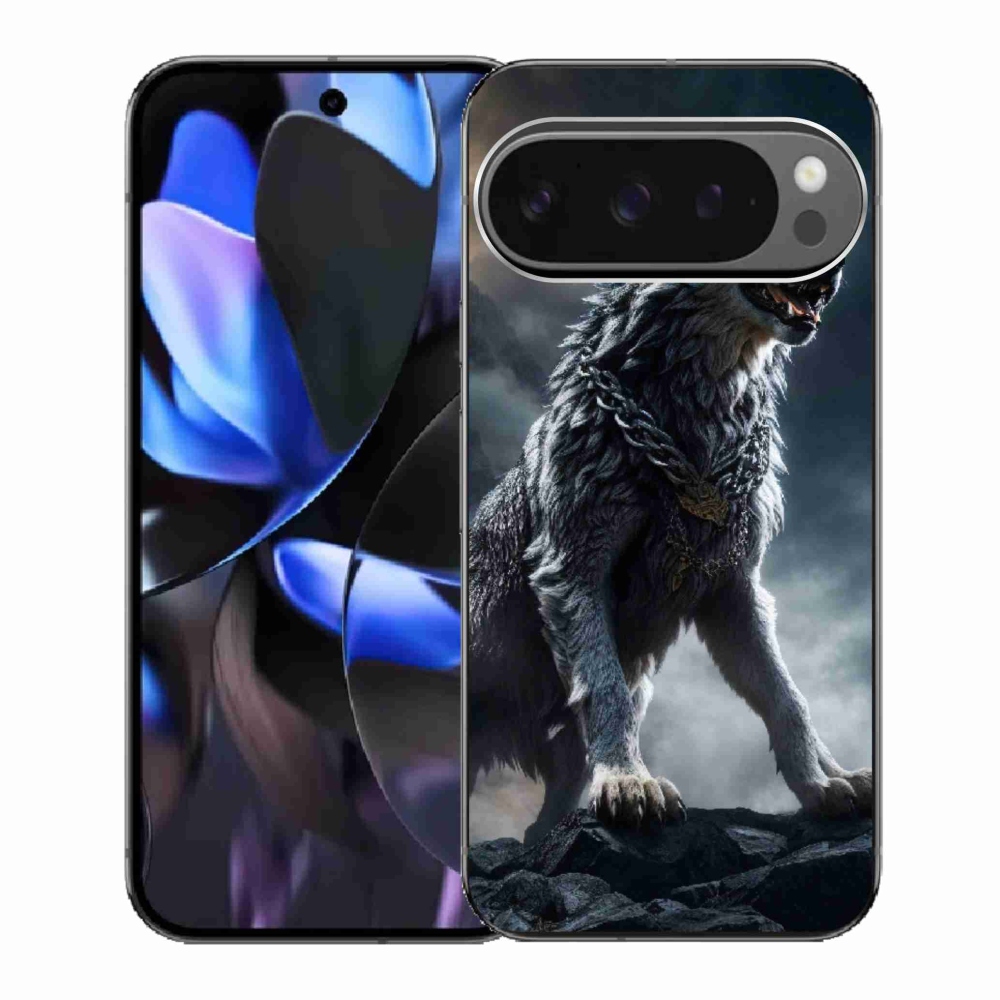 Gél borítás mmCase a Google Pixel 9 Pro számára - farkas 1
