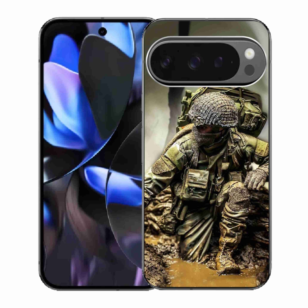 Gél védőburkolat mmCase a Google Pixel 9 Pro számára - katonásabb