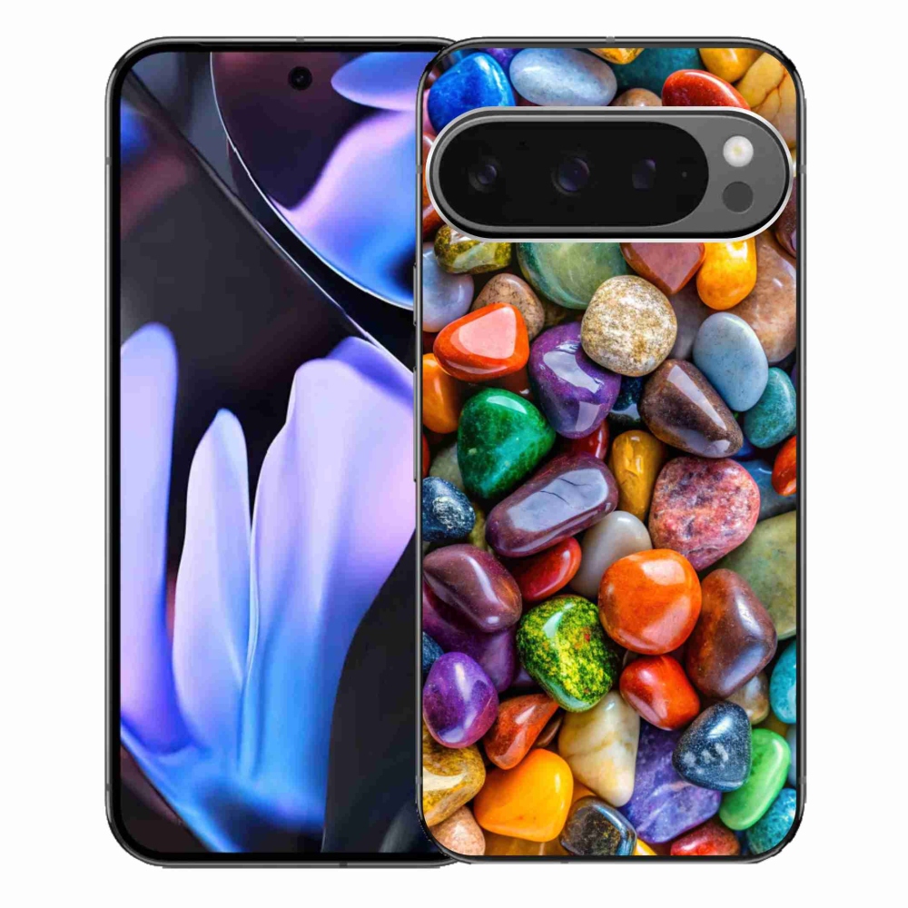 Gél borítás mmCase a Google Pixel 9 Pro XL-hez - színes strasszkövek