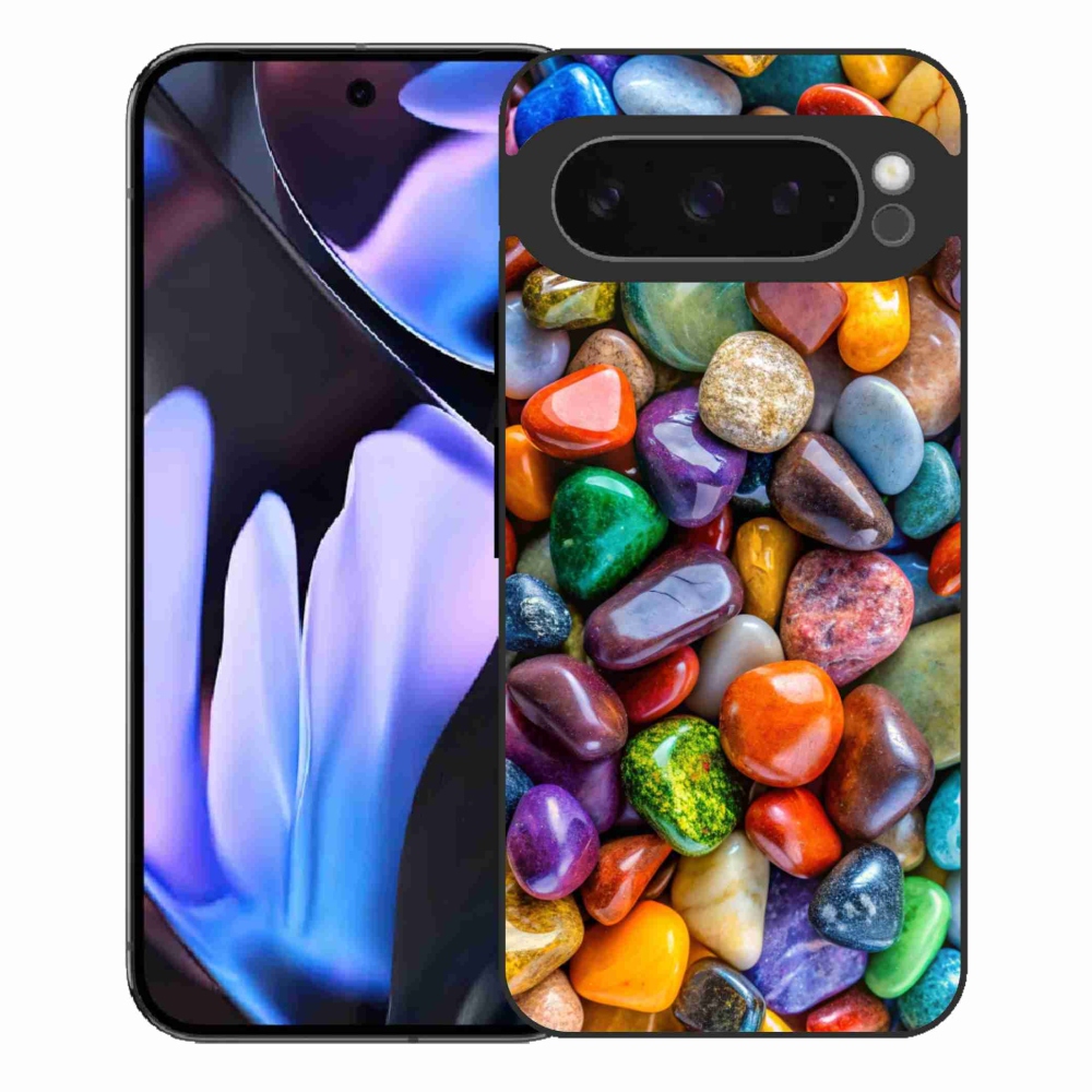 Gél borítás mmCase a Google Pixel 9 Pro XL-hez - színes strasszkövek