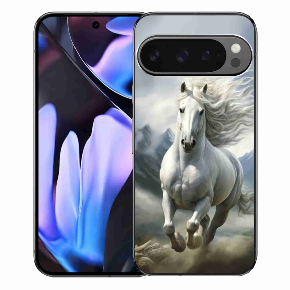 mmCase gél tok a Google Pixel 9 Pro XL-hez – Futó fehér ló 3