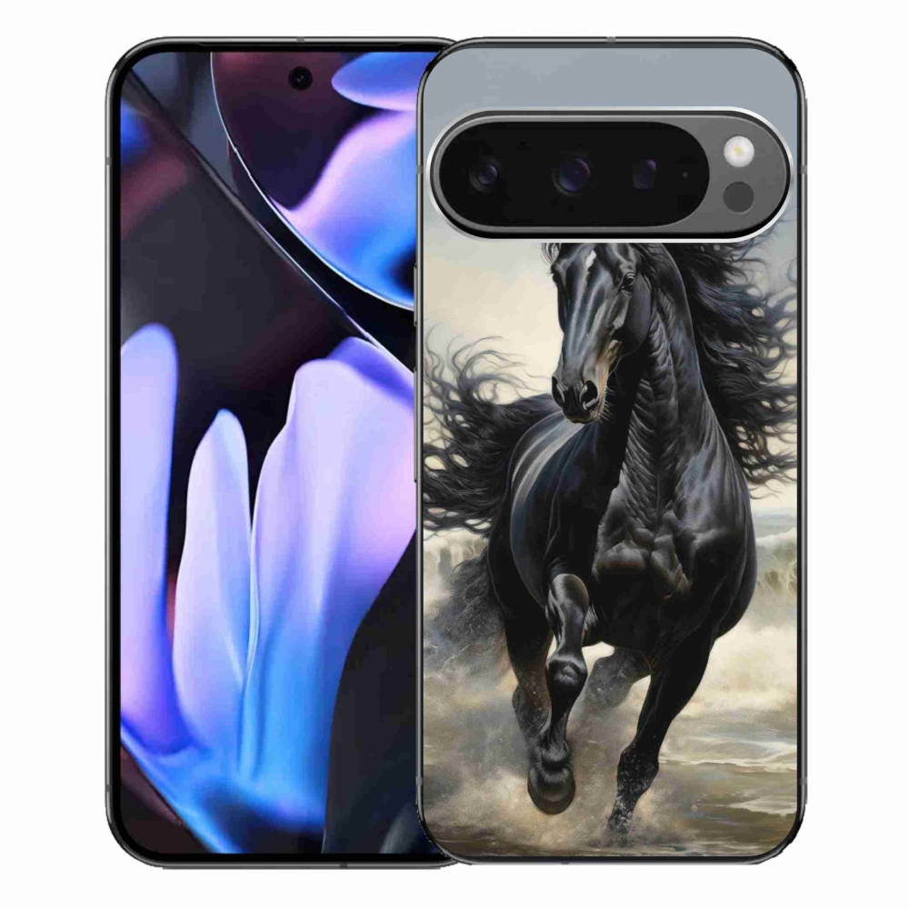 mmCase gél tok a Google Pixel 9 Pro XL-hez – futó fekete ló