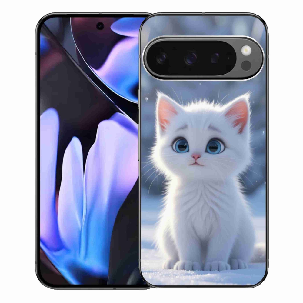 mmCase gél tok a Google Pixel 9 Pro XL-hez – fehér cica 3