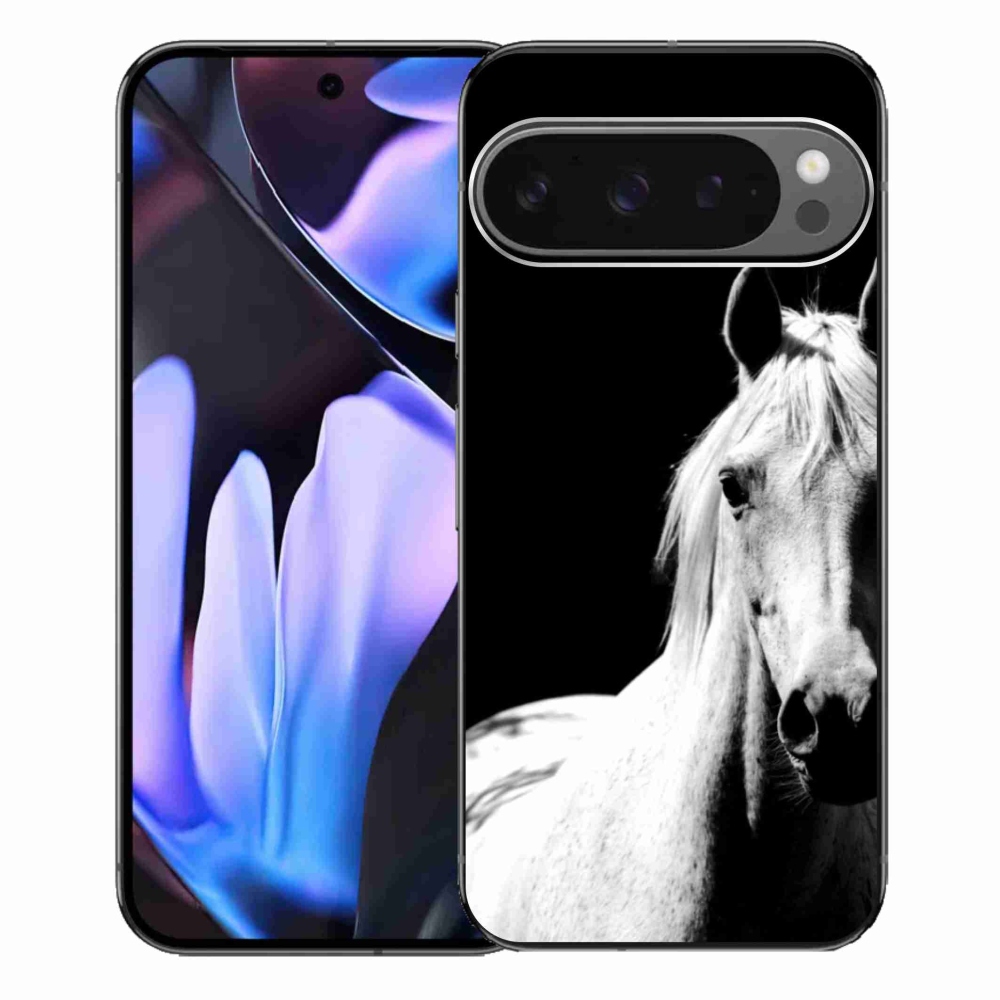 Gél borítás mmCase a Google Pixel 9 Pro XL-hez - fehér ló 5