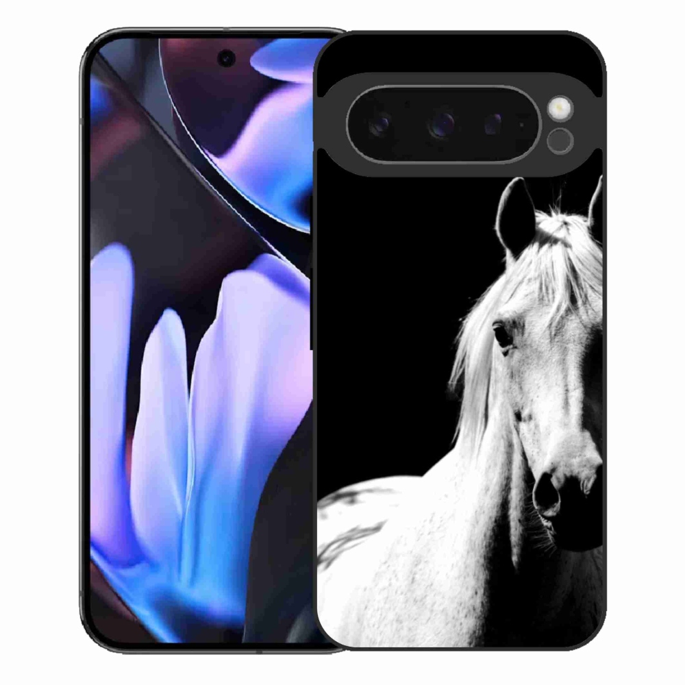 Gél borítás mmCase a Google Pixel 9 Pro XL-hez - fehér ló 5