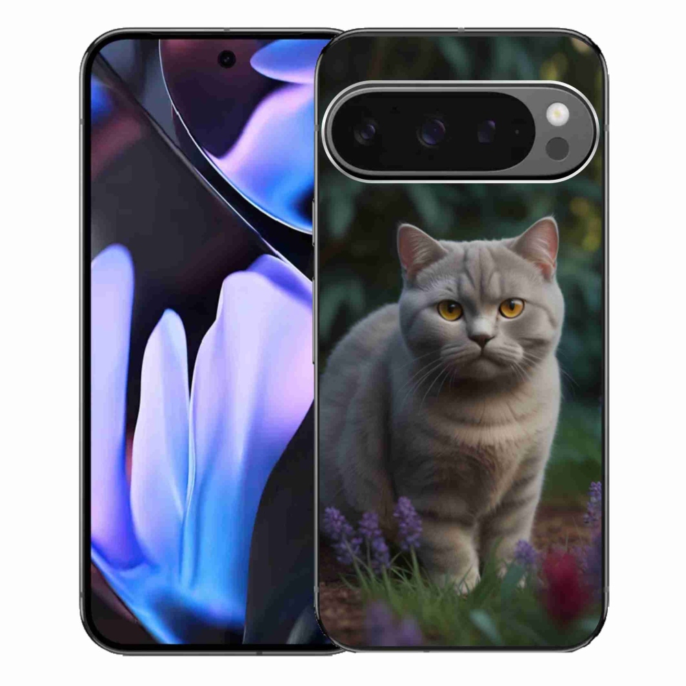 Zselés borítás mmCase a Google Pixel 9 Pro XL-hez - brit macska