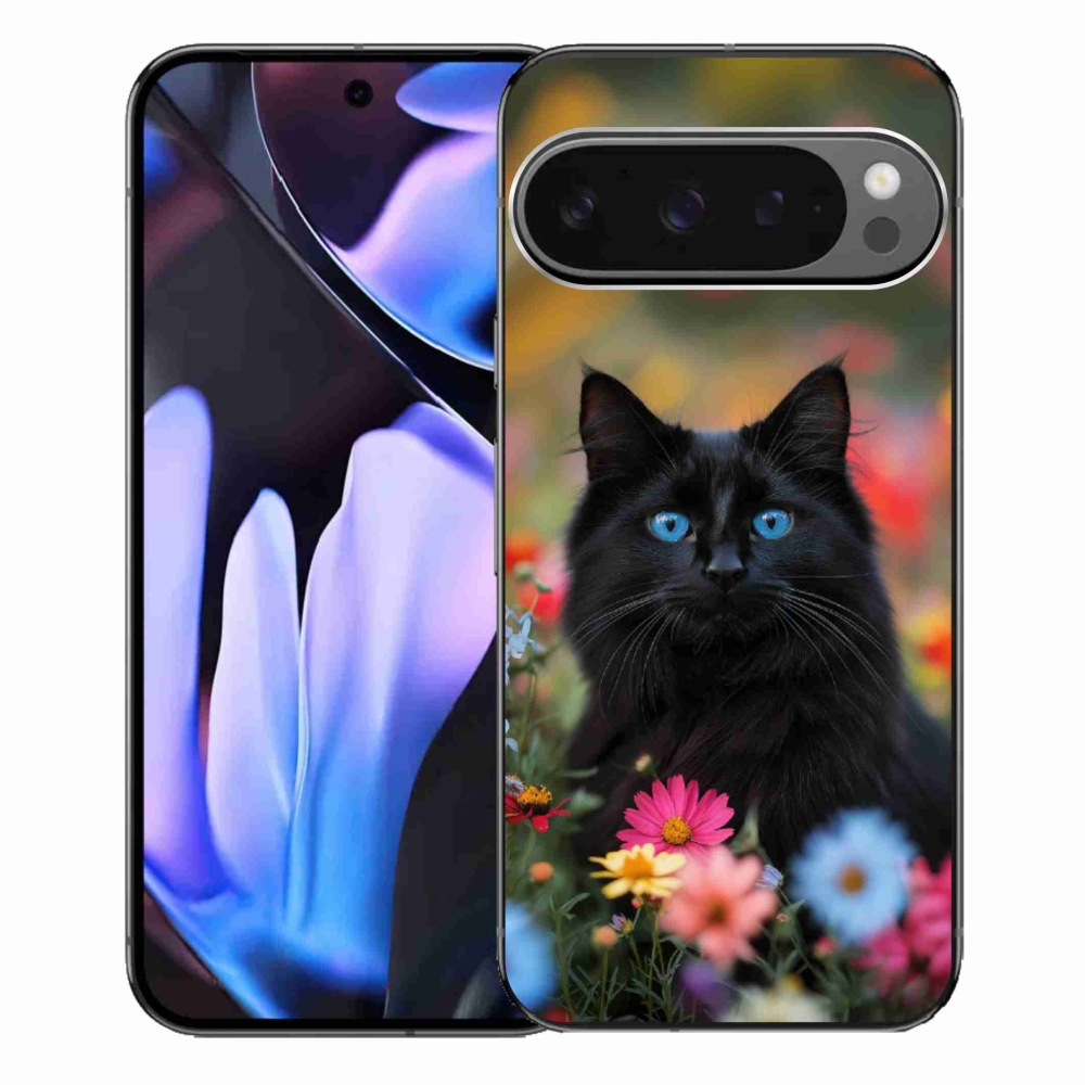 mmCase gél tok a Google Pixel 9 Pro XL-hez – fekete cica 4