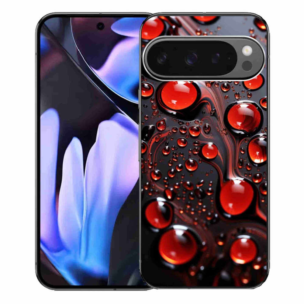 Zselés borítás mmCase a Google Pixel 9 Pro XL-hez - piros csepp 2