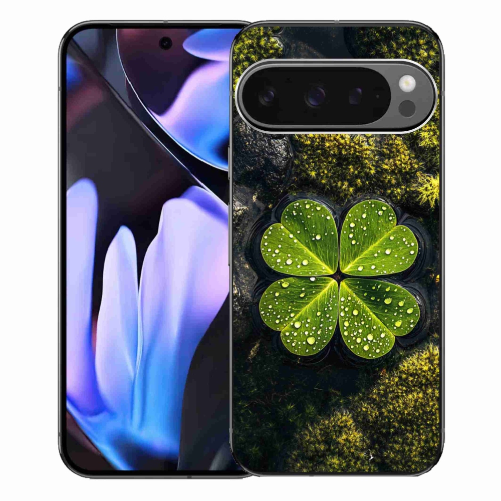 Gél borítás mmCase a Google Pixel 9 Pro XL számára - négylevelű lóhere