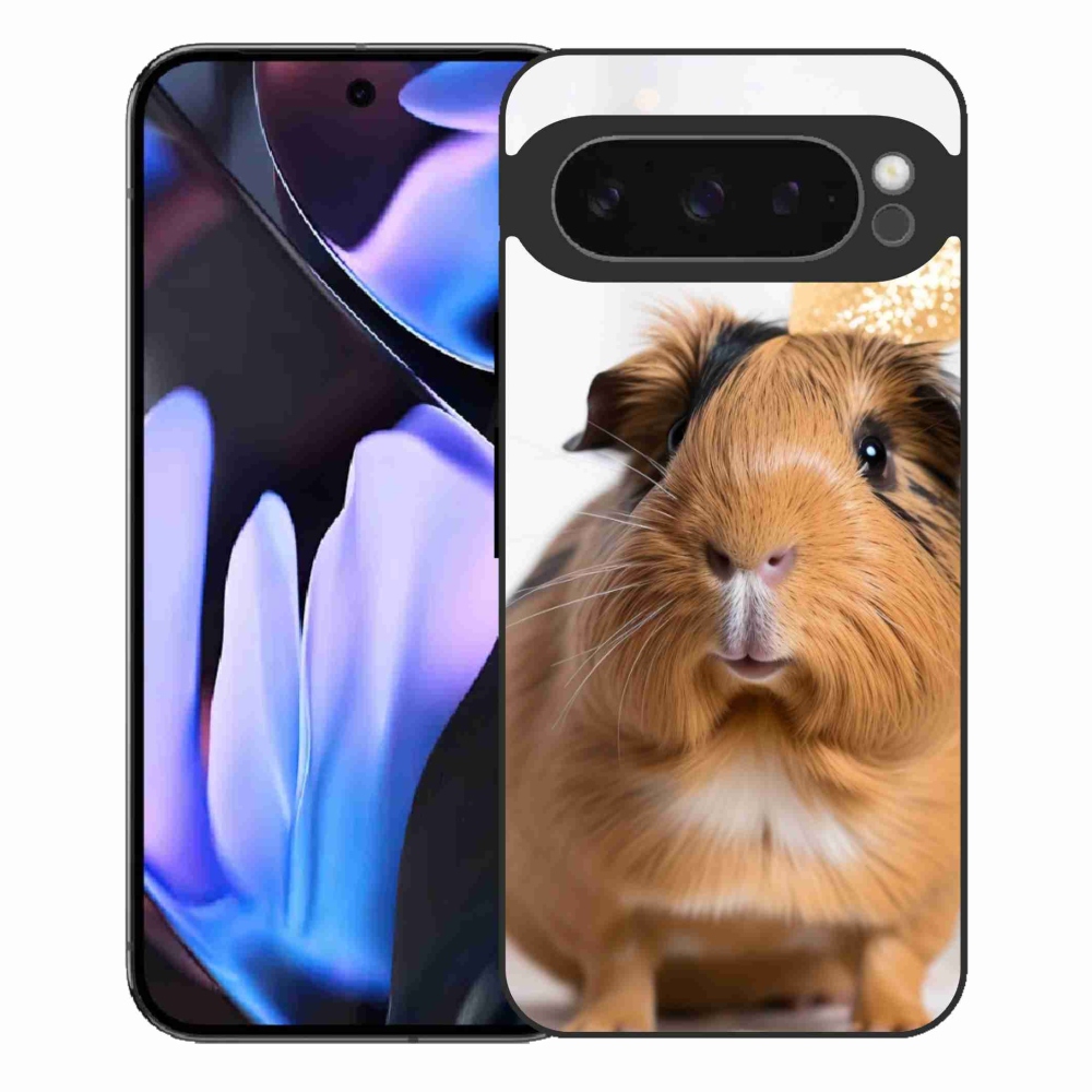 Zselés borítás mmCase a Google Pixel 9 Pro XL-hez - barna tengerimalac