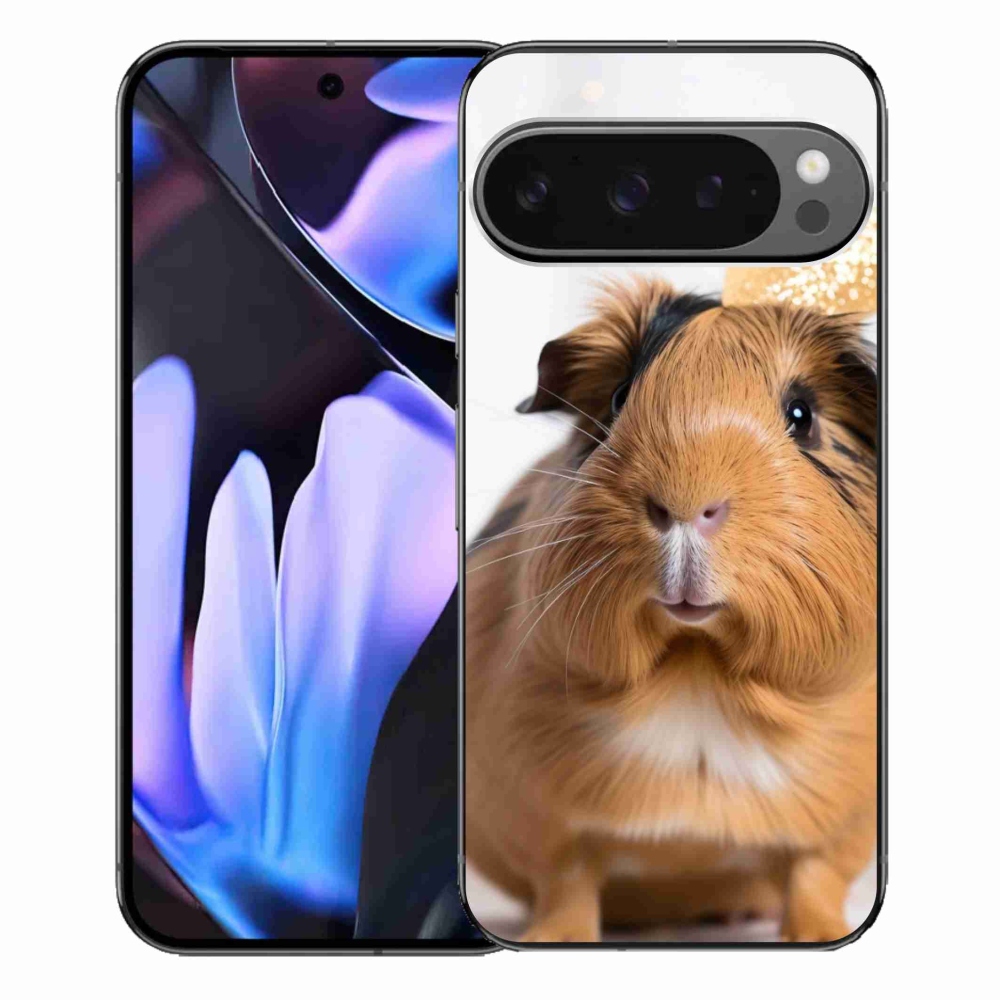 Zselés borítás mmCase a Google Pixel 9 Pro XL-hez - barna tengerimalac