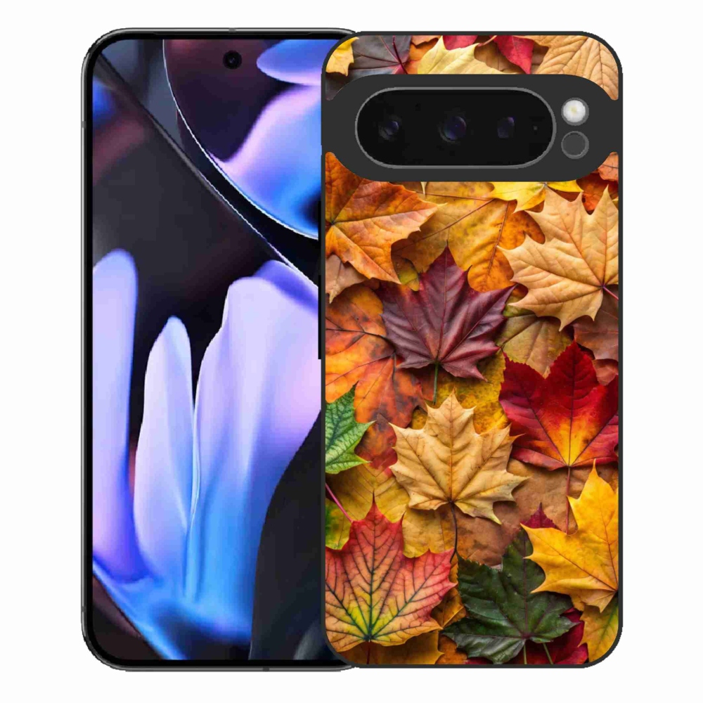 Zselés borítás mmCase a Google Pixel 9 Pro XL-hez - juharlevelek 2