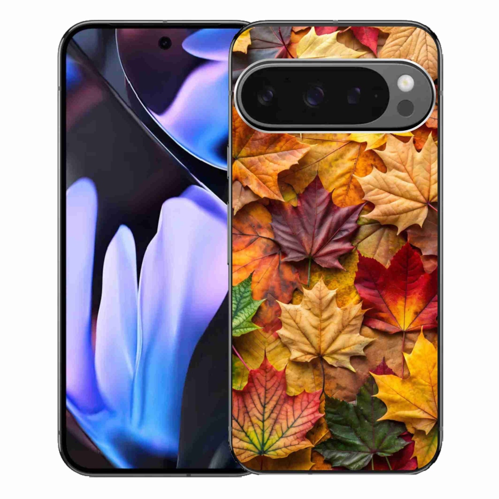 Zselés borítás mmCase a Google Pixel 9 Pro XL-hez - juharlevelek 2
