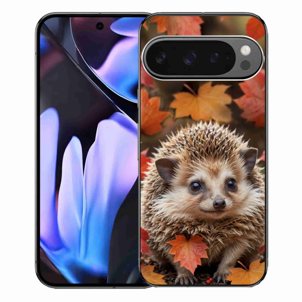 mmCase gél tok a Google Pixel 9 Pro XL-hez – sündisznó a levelek között