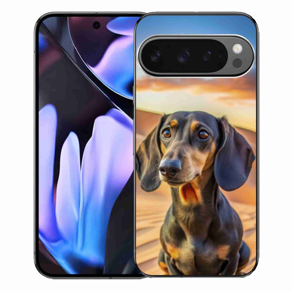 Gél borítás mmCase a Google Pixel 9 Pro XL-hez - tacskó 3